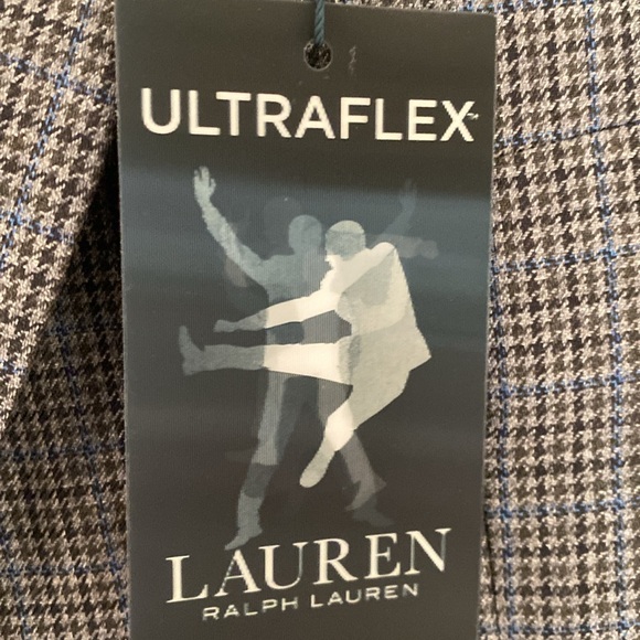 NWT Lauren Ralph Lauren silk/wool Ultraflex houndstooth blazer Sz 40 R - Picture 10 of 12